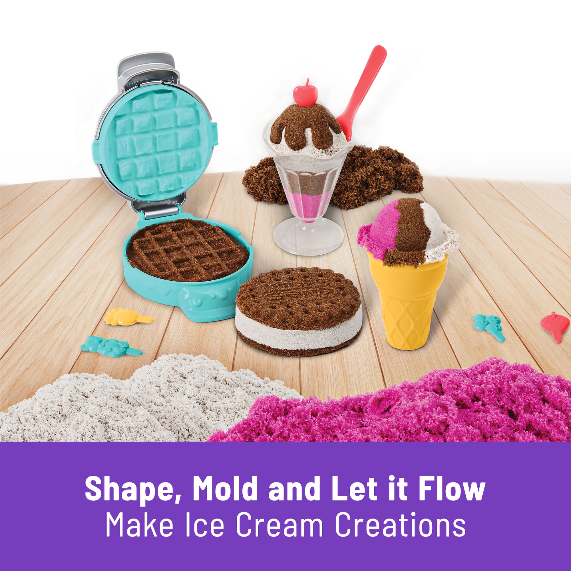 Kinetic Sand™ Ice Cream Treats Scented Playset